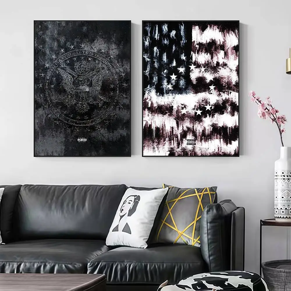 Singer S-Sinn6r FEDERAL Peelable Self-adhesive Poster Stickers Are Suitable For Frameless Wall Decoration In A Room