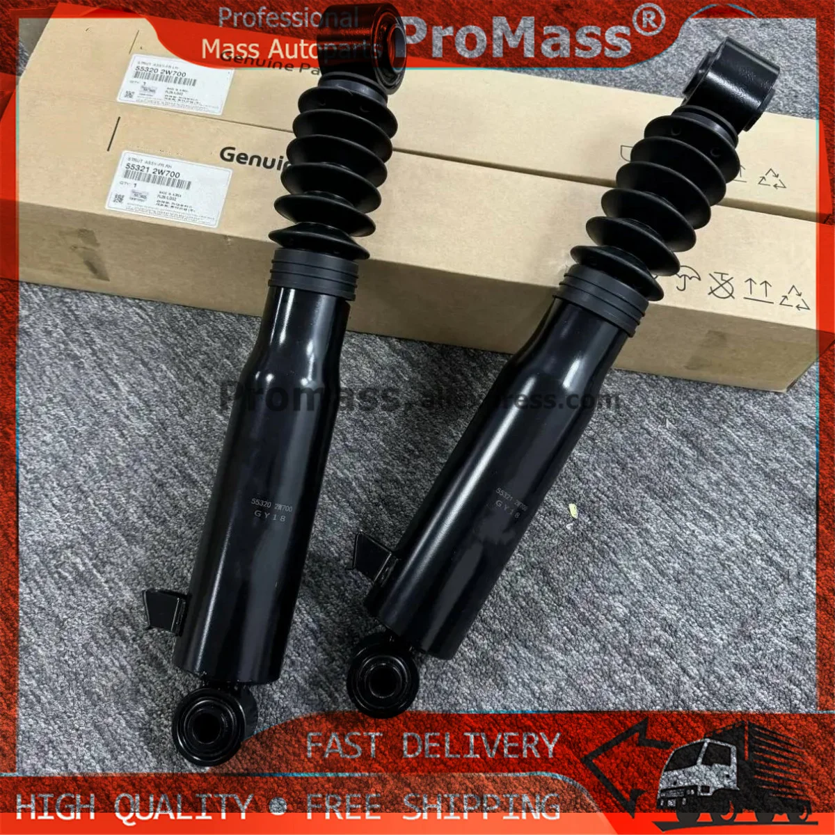 New Rear Shock Absorber For Hyundai Santa Fe Diesel 2013- 2018 LH 55320-2W700 RH 55321-2W700