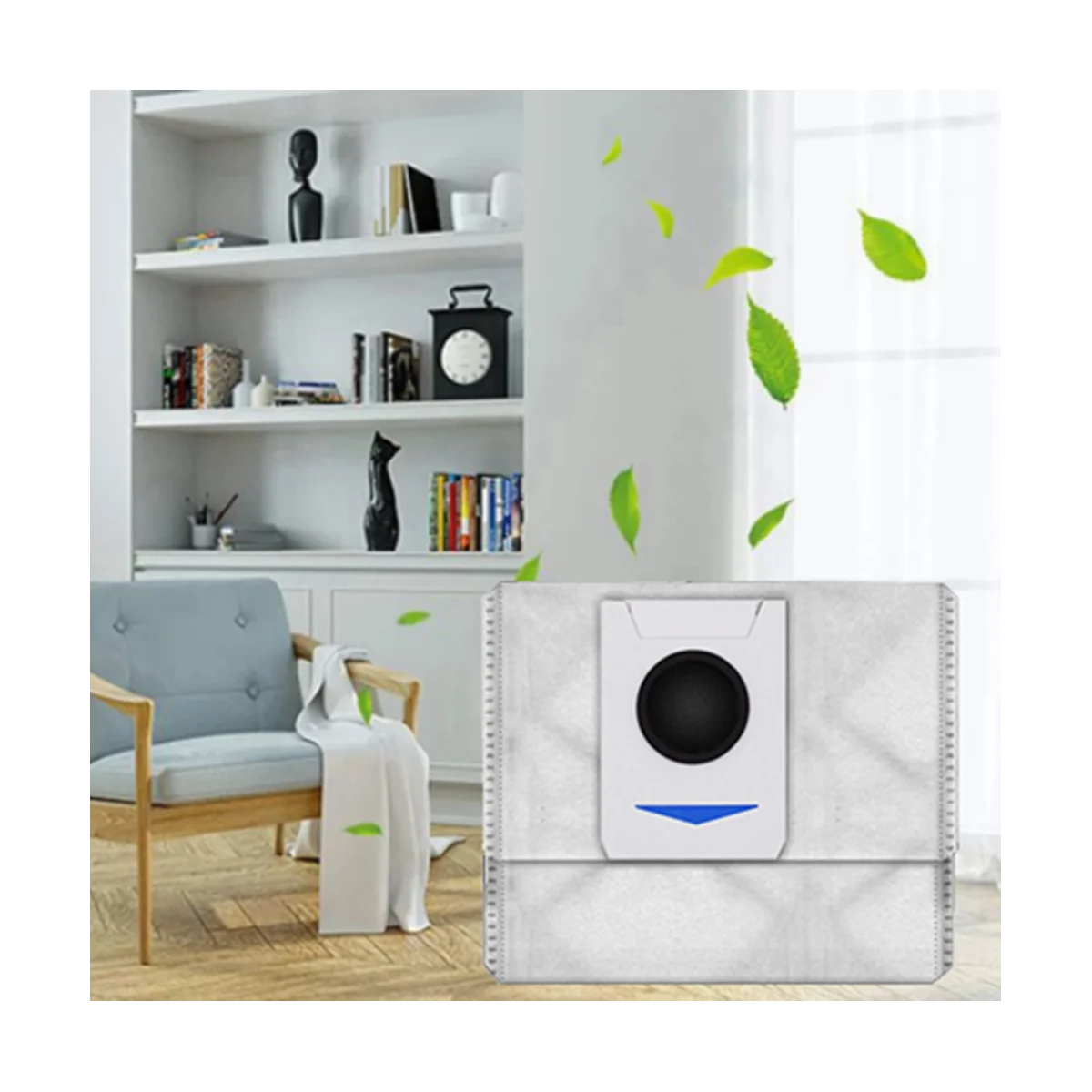 Sac à poussière pour Ecovacs Deebot T20/T20MAX/T20PRO/bronchOMSettlement/T10 Omni/Turbo, pièces de rechange pour aspirateur robot, 6 pièces