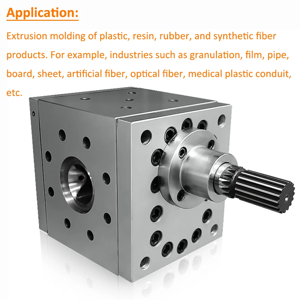 Shanghai Extruder Melt Pump High Temperature Resistant Hot Melt Adhesive Gear Pump Spinning Chemical Fiber Metering Pump