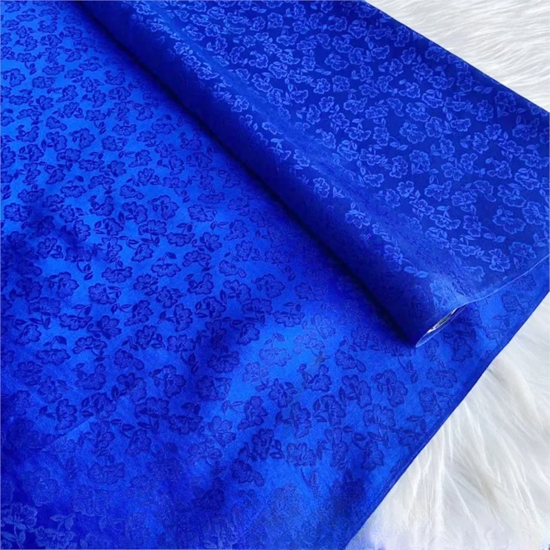 

Spring and Summer jacquard Sambo satin silk fabric cheongsam Hanfu dress new Chinese-style