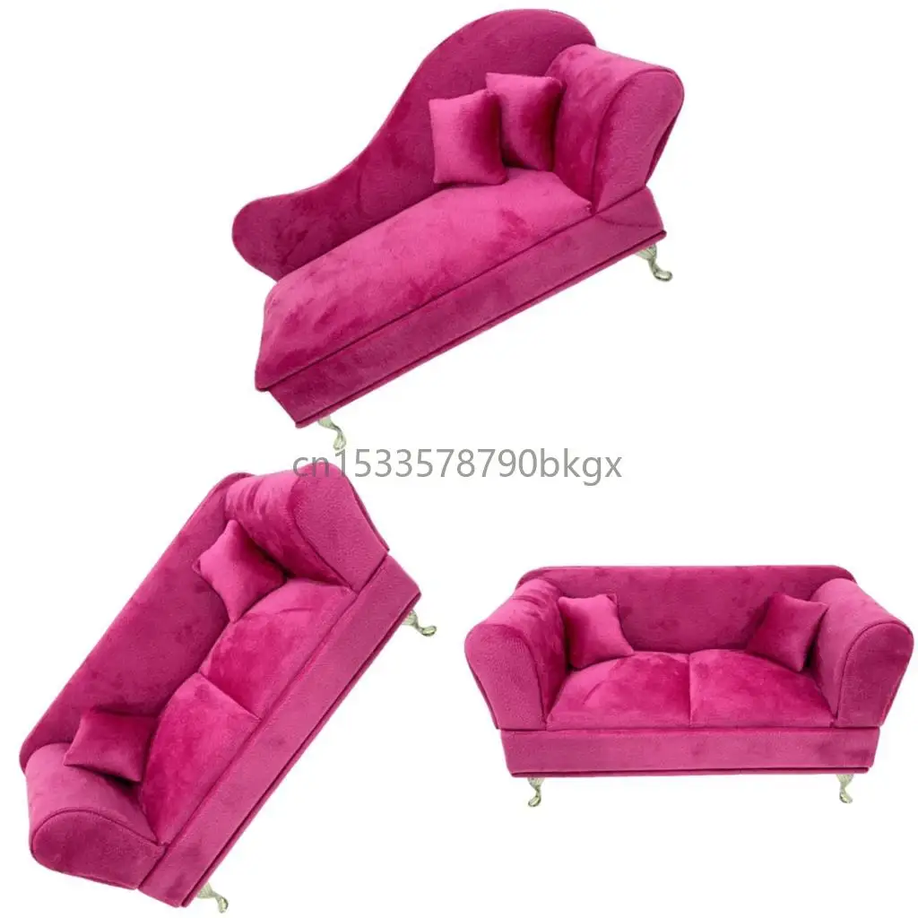 

Elegant Sofa Design Dutch Flannel Jewelry Box Compact Storage For Earrings Necklaces J78E