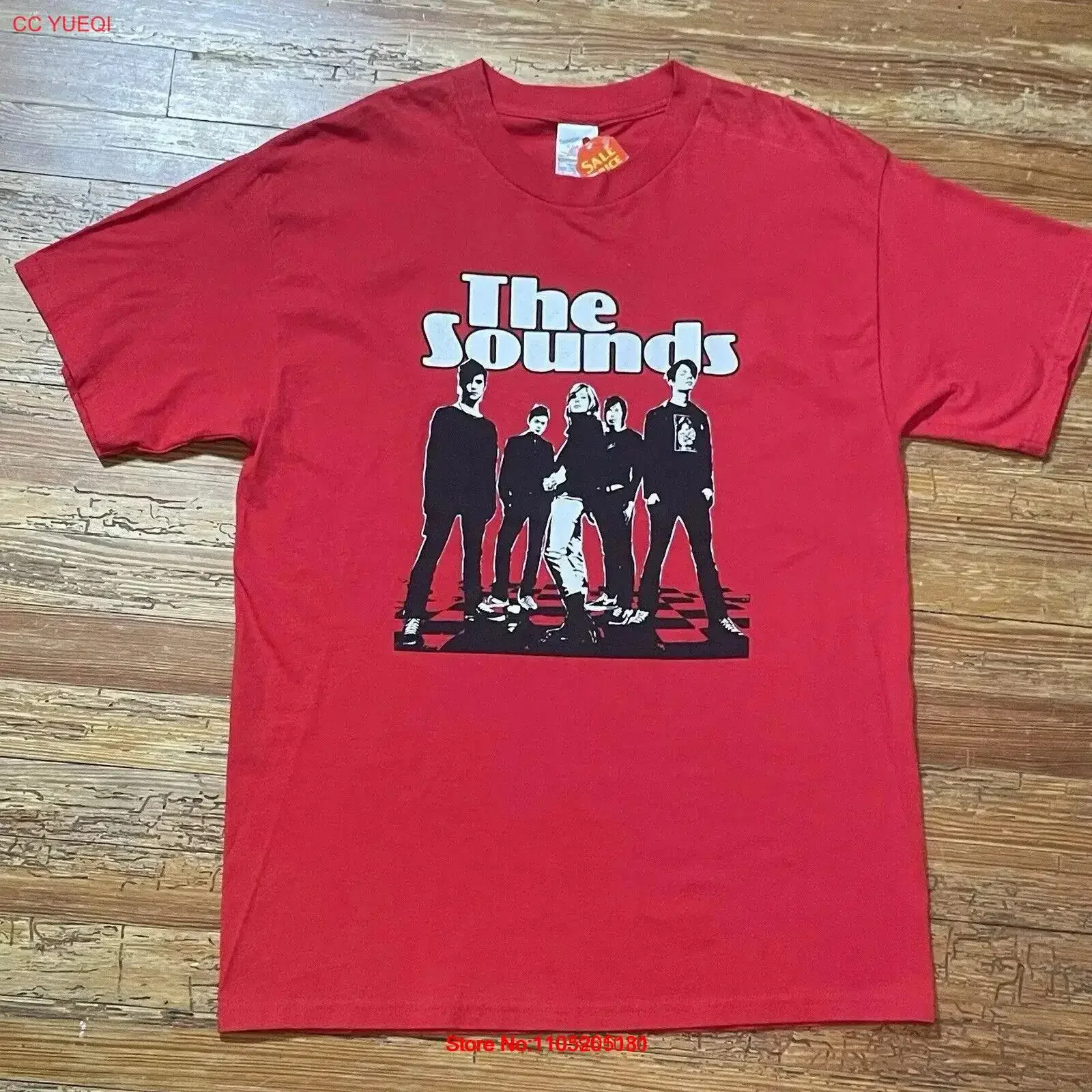 Vintage Y2K The Sounds T Shirt Size Large Band Tour Alternative Indie Rock Sweden vintage Washed Versatile Soft Stylish
