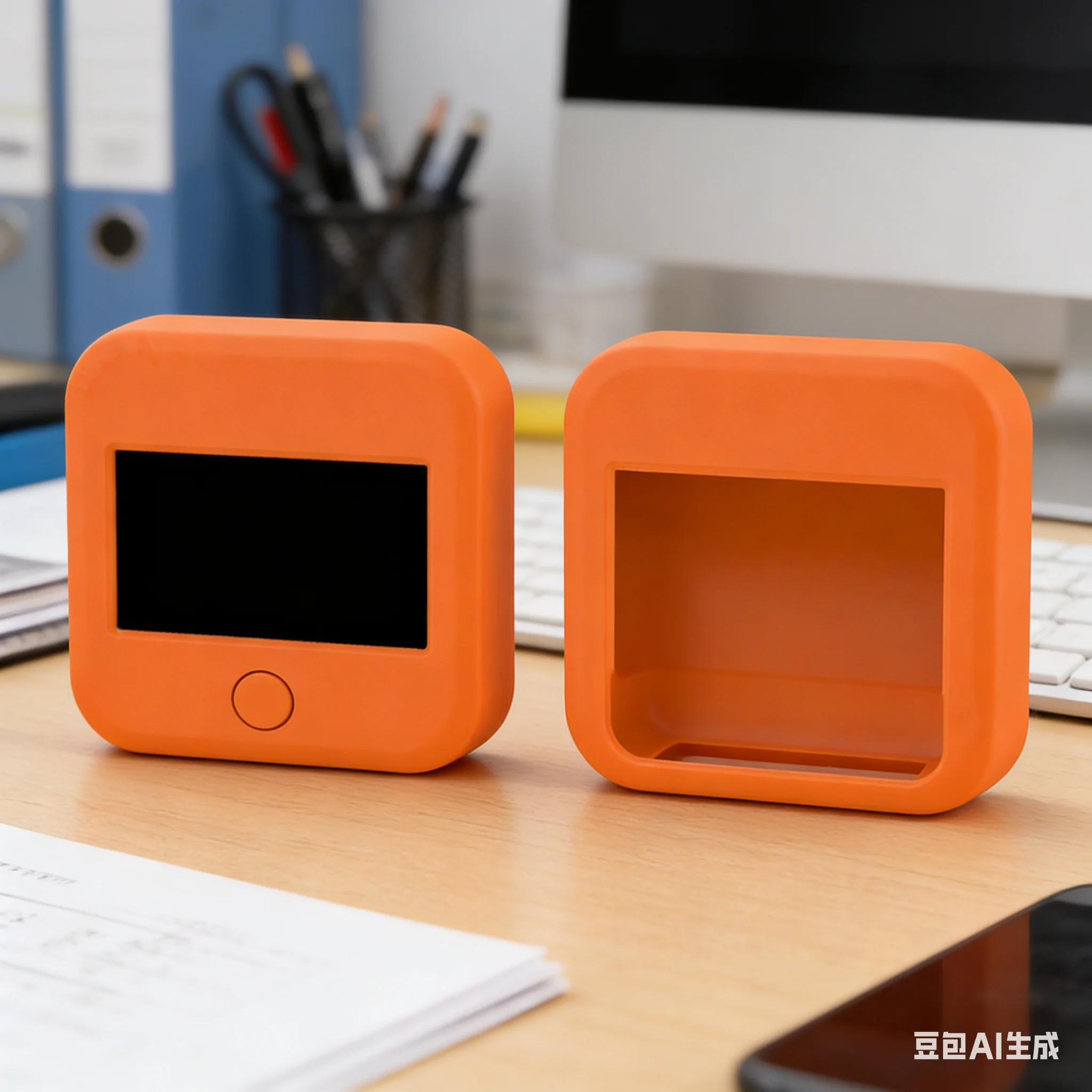 Soft Silicone Case For NETGEAR Nighthawk M6 Pro Mobile Router Protective Sleeve In Black And Orange Protector Skin Cover