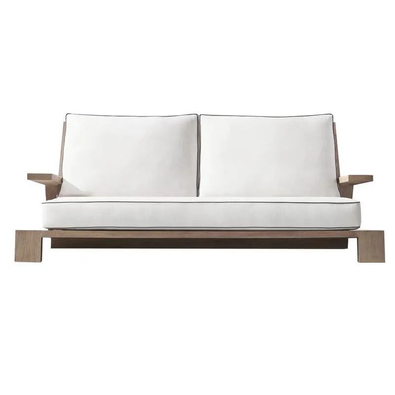 

wood villa outdoor courtyard garden leisure lounge chair aluminum alloy open-air balcony anti-corrosion wood furniture