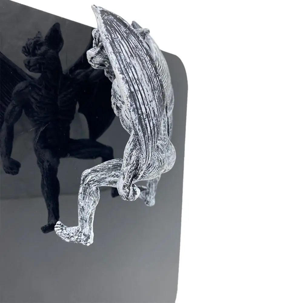 Gothic Halloween Devil Ornament Resin Angel Commemorative Redemption Devil Angel Figurines Handmade Craft Lifelike