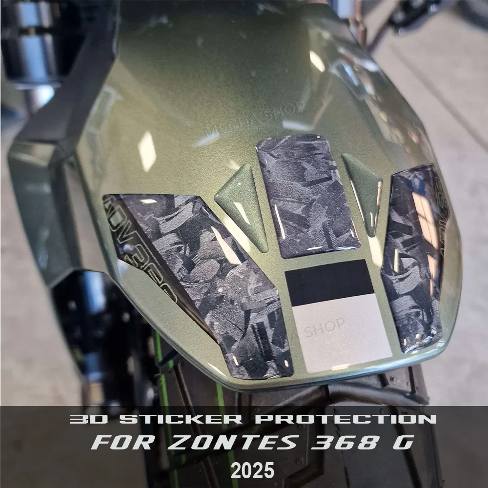 

368g adv защита крыла аксессуары для мотоциклов для Zontes 368 G 2025-3D эпоксидная наклейка