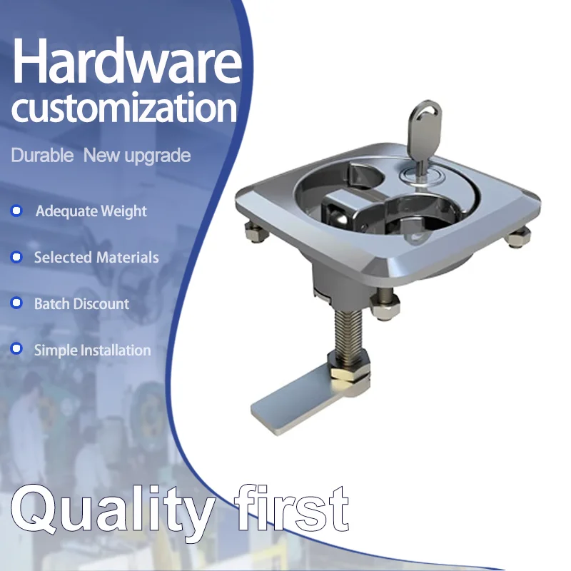 

Heavy Duty Anti-Theft Plate Rotating Lock Suitable For Industrial Machinery Equipment And Shipping Container Doors