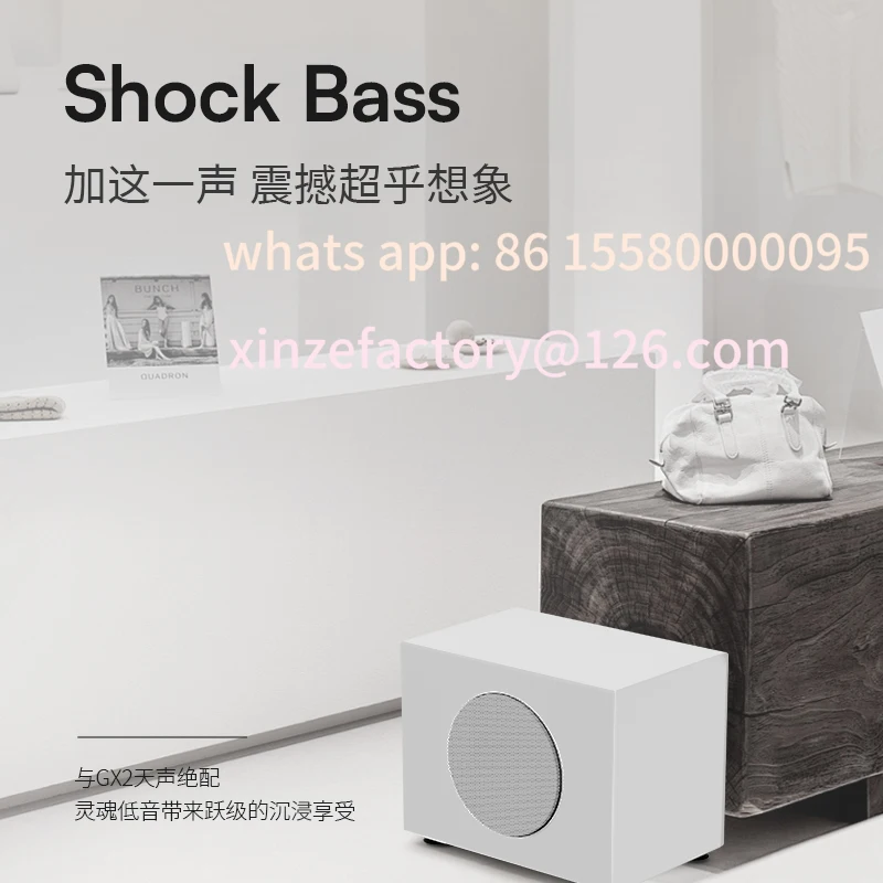 Áudio de teto personalizável embutido para lojas comerciais