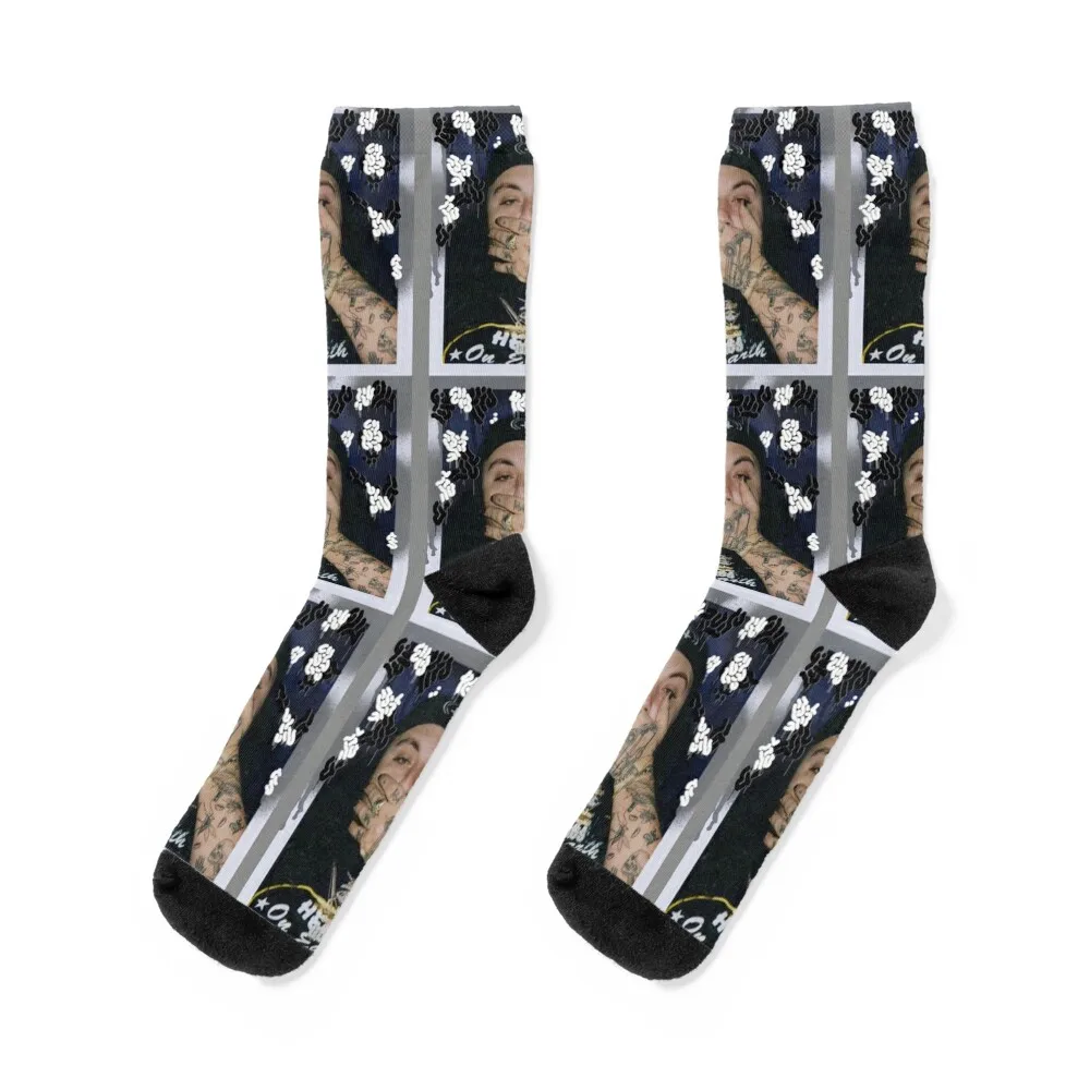 Ruby Da Cherry Digital Art Socks Novelties anti slip football anti-slip soccer anti-slip Luxury Woman Socks Men's