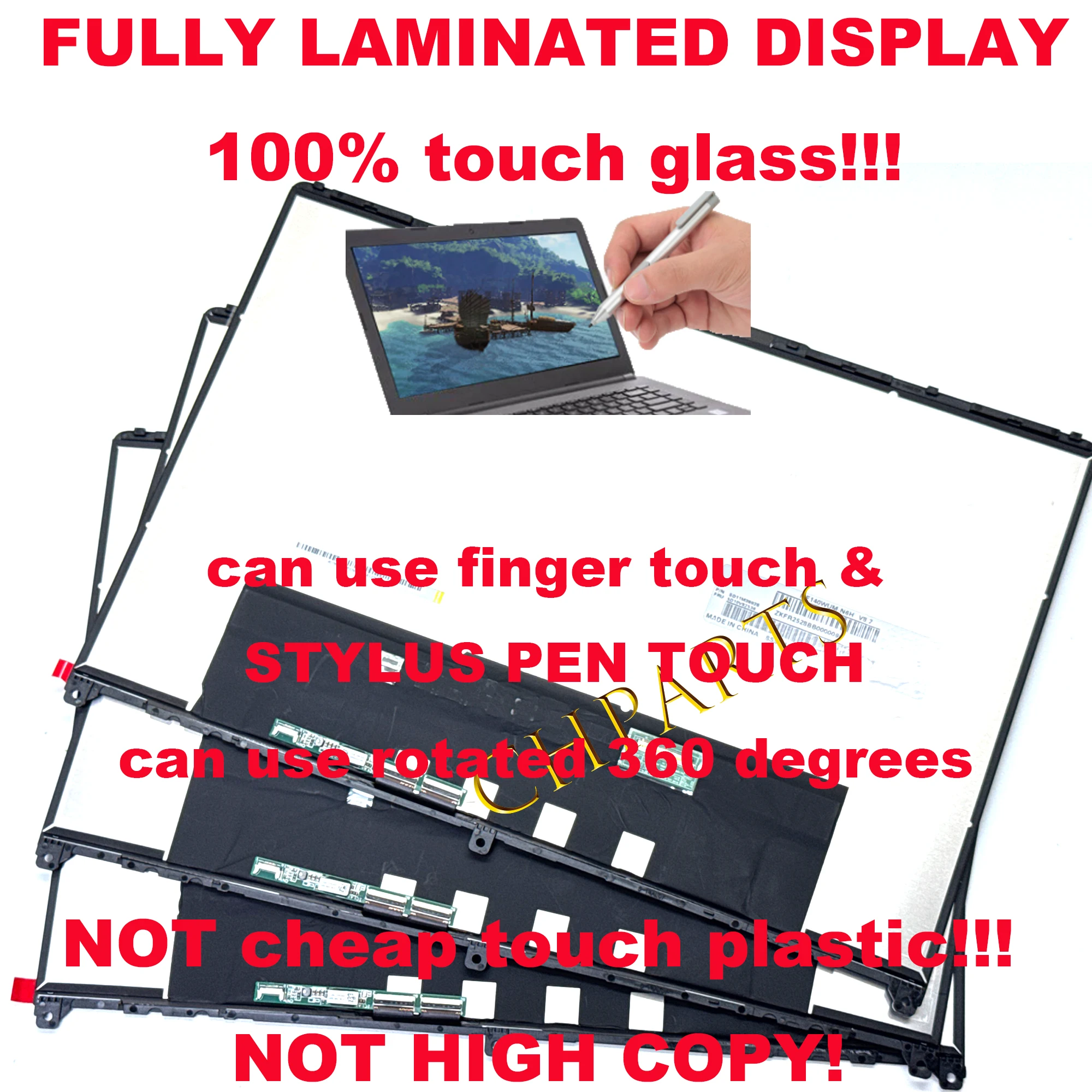 14 Inch Touch Screen For Lenovo IdeaPad Flex 5 14IAU7 14ALC7 14ABR8 14IRU8 82R7 82R9 82XX 82Y0 LCD Display Digitizer Assembly
