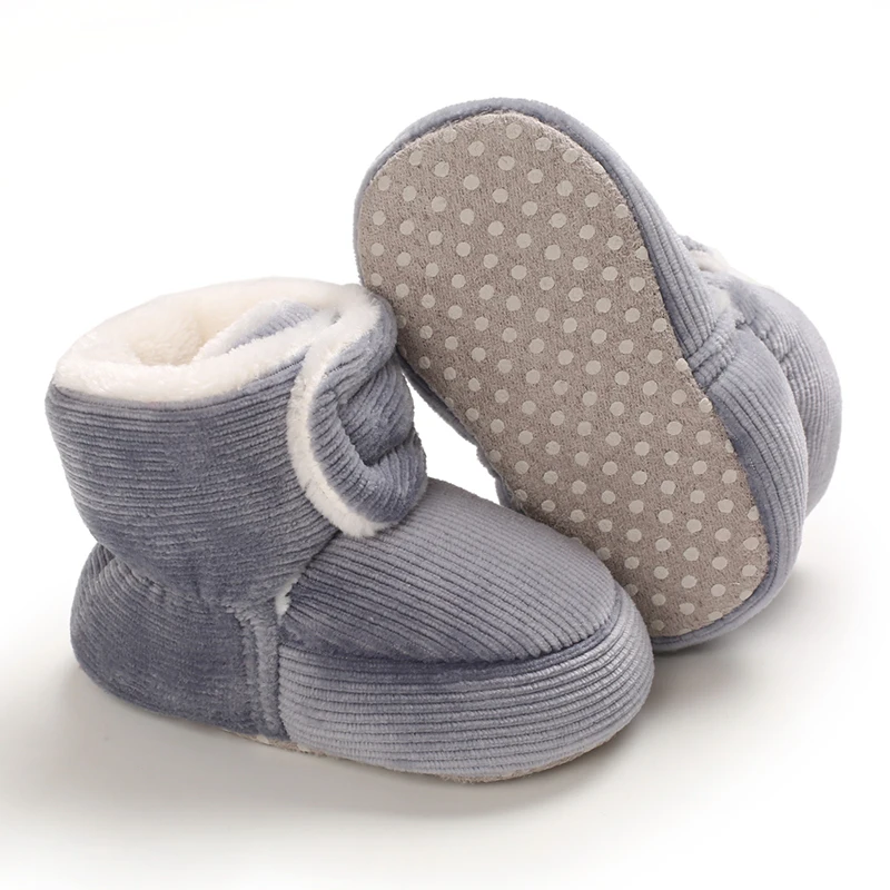 Winter Baby Baumwolle Schuhe Dicke Plüsch Schnee Stiefel Weiche Casual Wanderschuhe für 0-18 Monate Alt Bequeme Kleinkind Schuhe – Detail 26