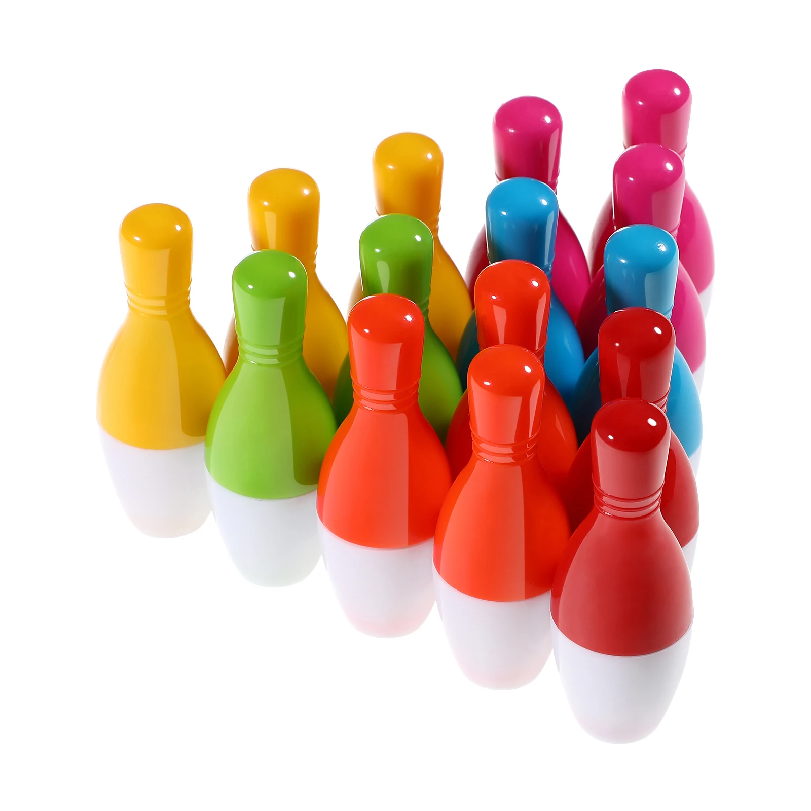 

15Pcs Bowling Ballpoint Pens Creative Retractable Bowling-Pin Design Writing Pens for Students School Supplies Party Favors