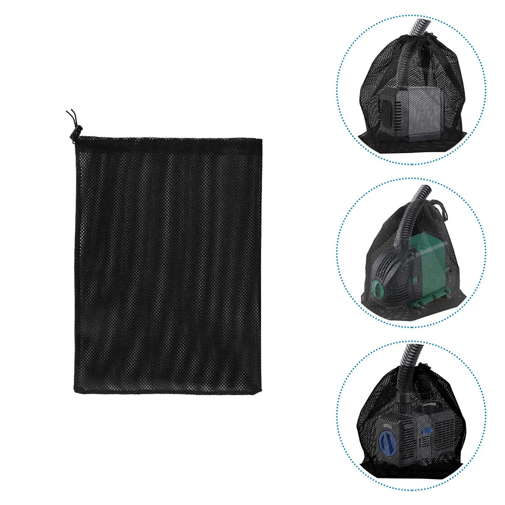 

Pond Pump Filter Bag Large Mesh Drawstring Bag for Pool Fountain Protects Debris Extends Pump Life Garden Supplies