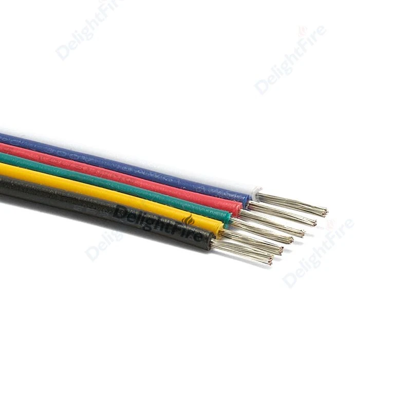 5-100 m LED Kabel 18 20 22AWG Aansluitdraad 6 5 3 2 4pin RGB Verlengkabel Voor LED Strip WS2812B Pixels Licht SM JST Connectors