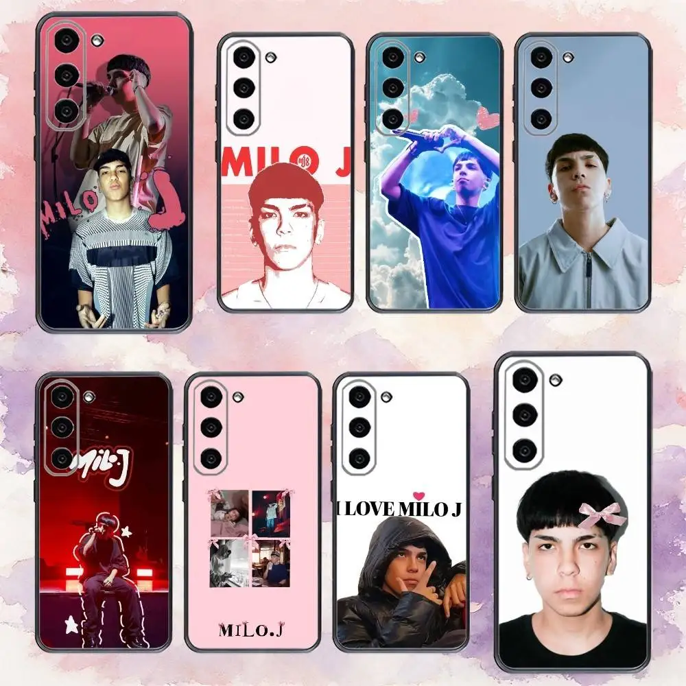 

S-Singer M-Milo J Phone Case For Samsung Galaxy A73,A72,A71,A70,A53,A52,A51,Others Soft Black Cover