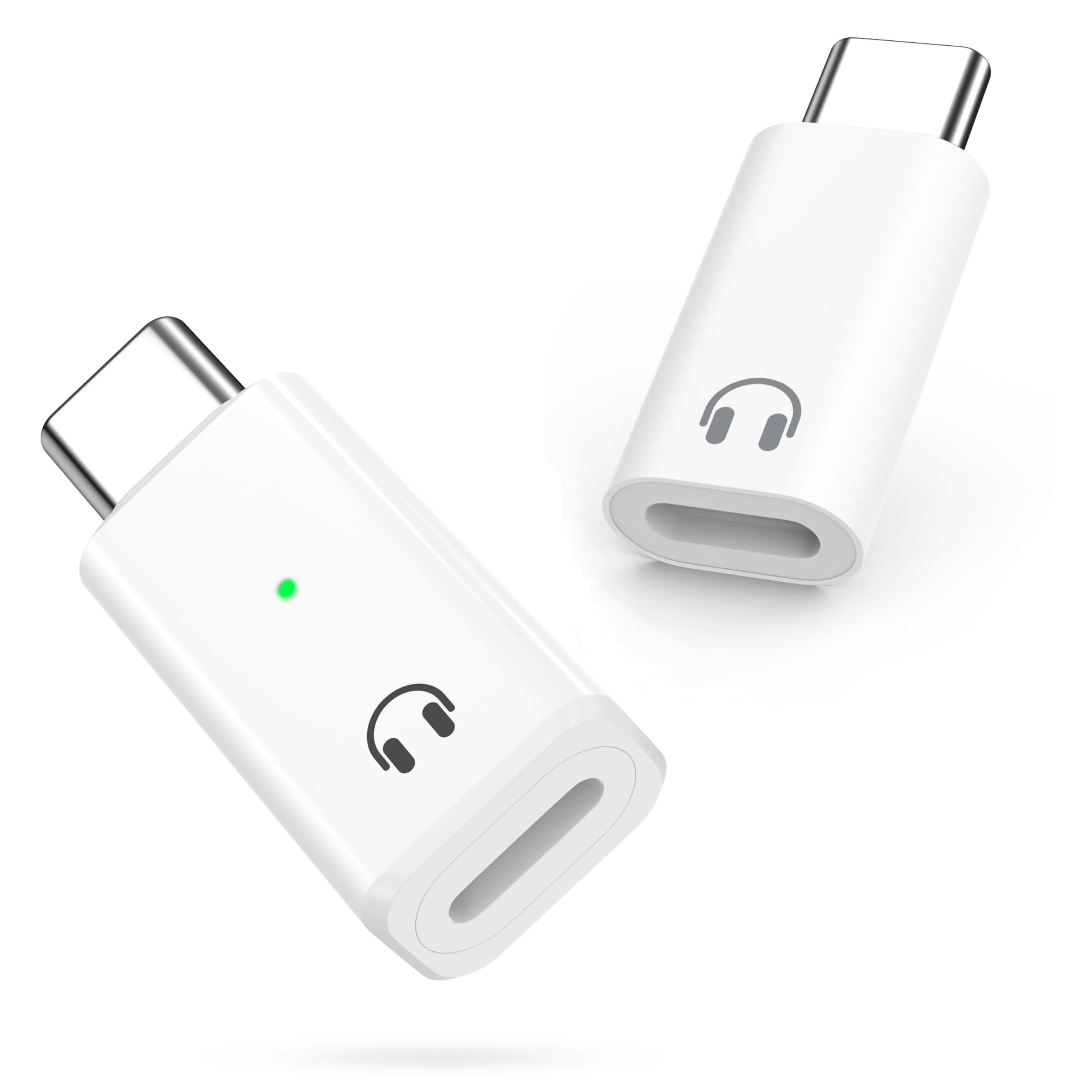 

Audio Adapter (Not for Microphones/Charging/Data Transfer) USB C to Lightning-Compatible Earphone Adapter for iPhone 16 15 Pro