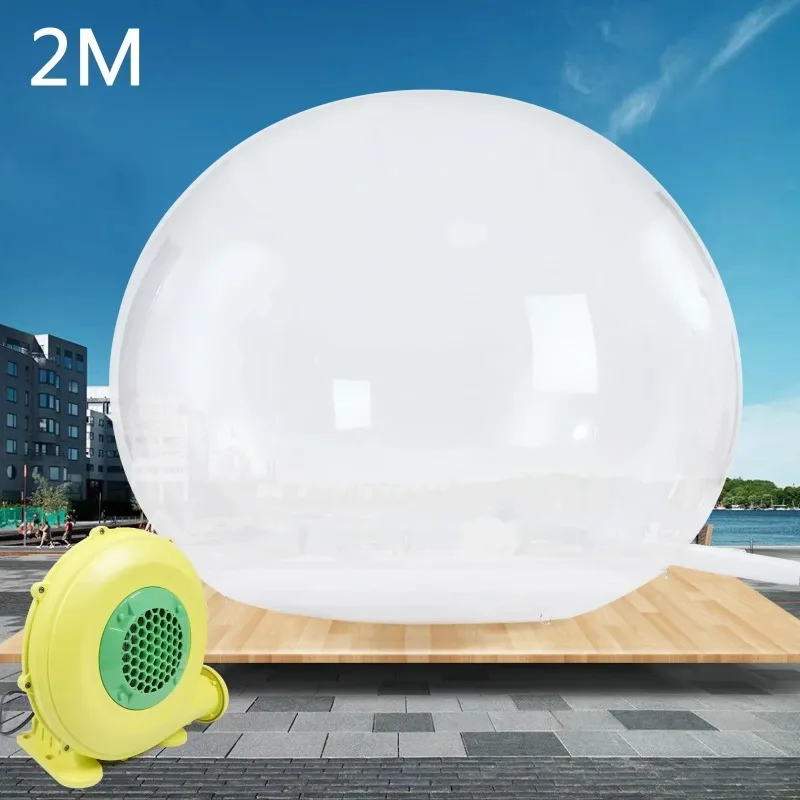 Factory Direct Compatible With Inflatable Bubble Tent Transparent Dome with Blower for Camping