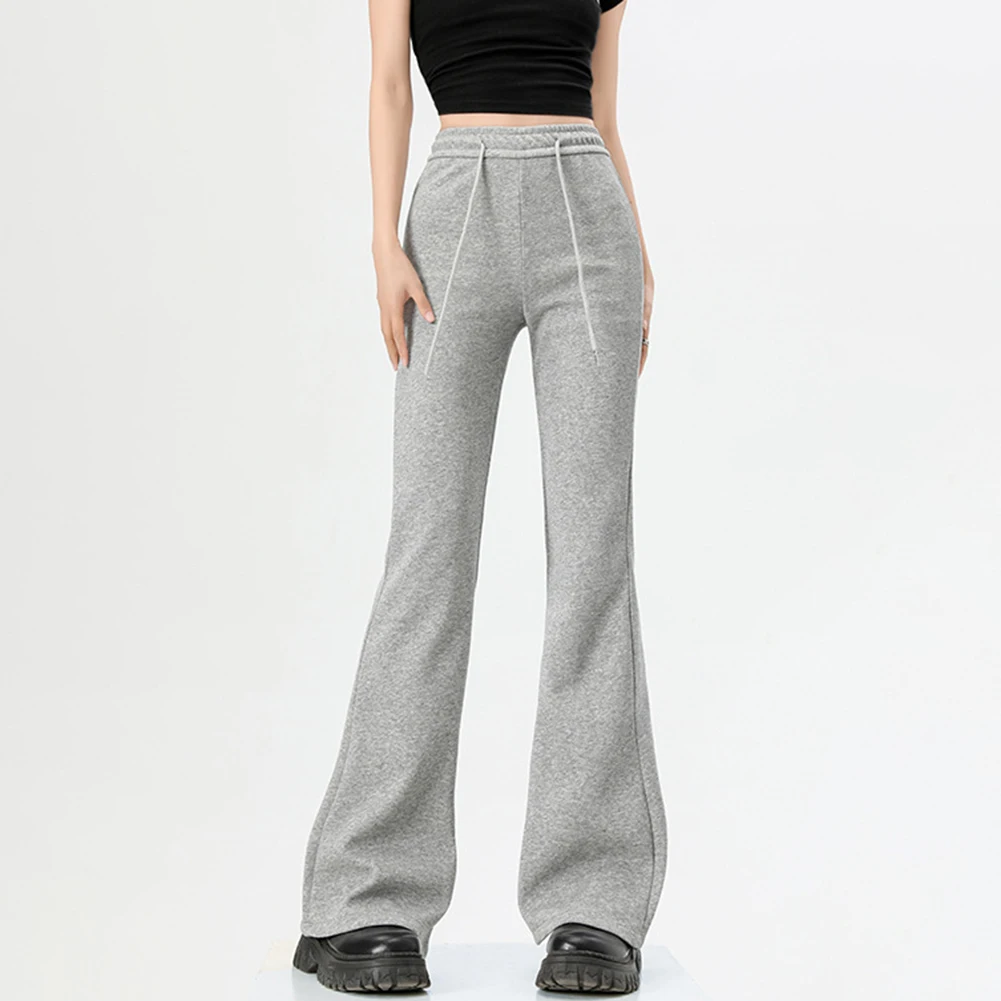 

Comfortable Daily Wear Flared Trousers Casual Style Casual Wear High Waist Trousers All Seasons Use Available In Multiple Sizes