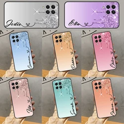 Personalised Glitter Name Case For Samsung Galaxy M32 M12 M52 M13 M23 M33 M53 M20 M21 M51 M30s M31s M14 M54 M34 Cover
