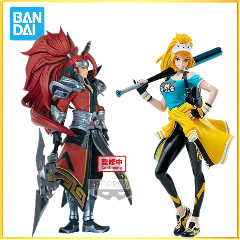 

In stock Bandai Original Banpresto Honor of Kings CREATOR X CREATOR Mulan Han Xin Anime Figure Model Collecile Action Toys