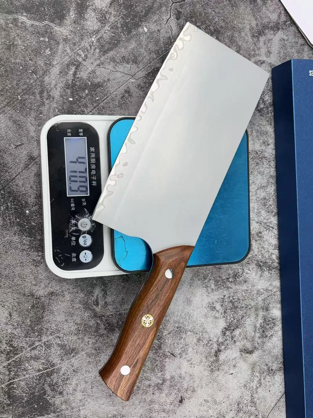 

8 Inch Chopper Knife RWL34 Powder Alloy Steel Blade Wood Handle Slicing Vegetables Cleaver Kitchen Knife Meat And Poultry Tools