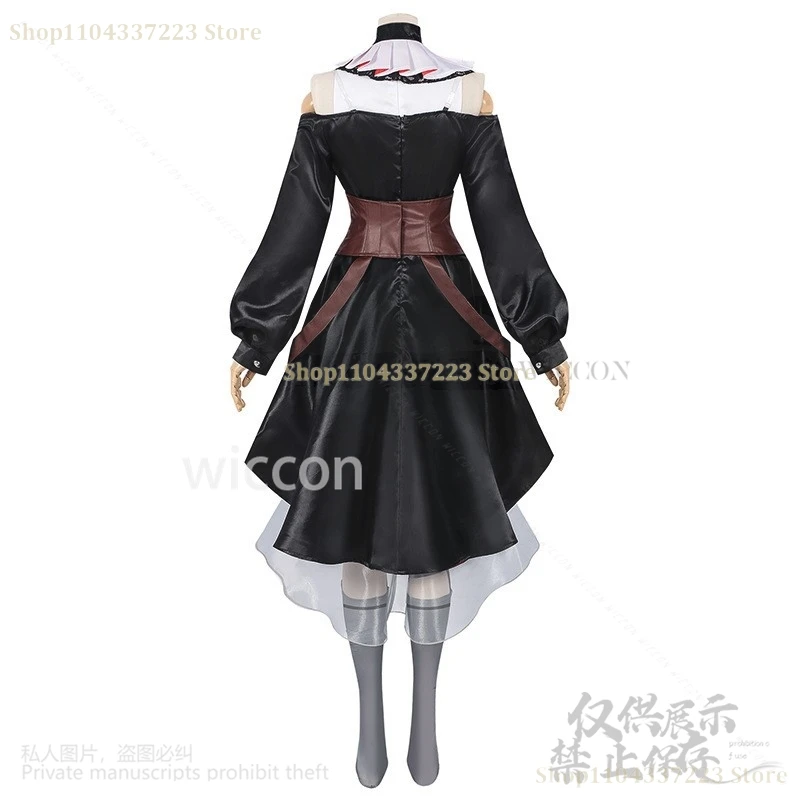 Anime Game BanG Dream! Cosplay Misumi Uika Costume Lolita Dress Wigs For Girls Woman It's MyGO!!!!! Gothic Style Cos Customized