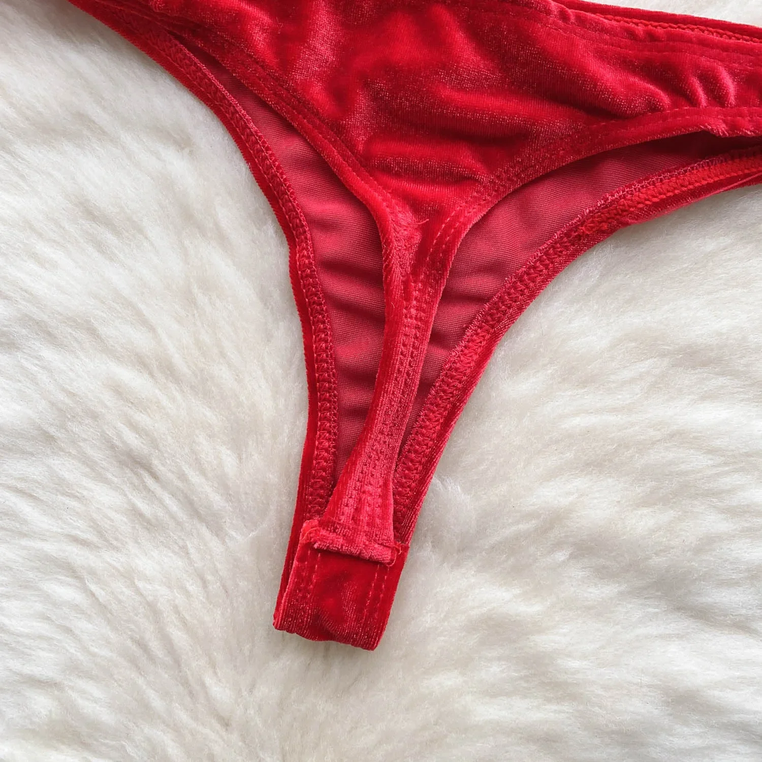 Abiti di lingerie erotica natalizia da donna senza spalline aderenti indumenti da notte corti set di biancheria intima sensuale con fiocco in velluto alla moda