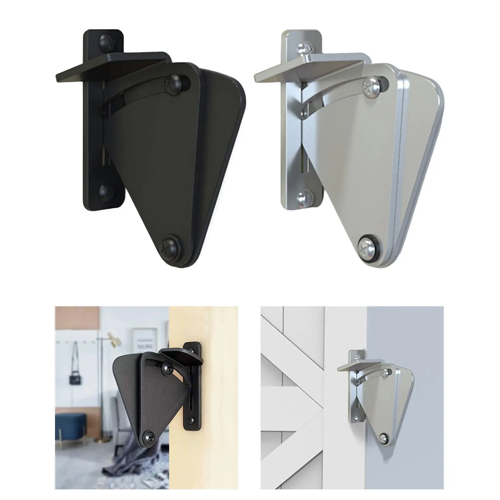 

Sliding Barn Door Lock Pocket Door Garage and Shed Wood Gates Latch Hasp Safe