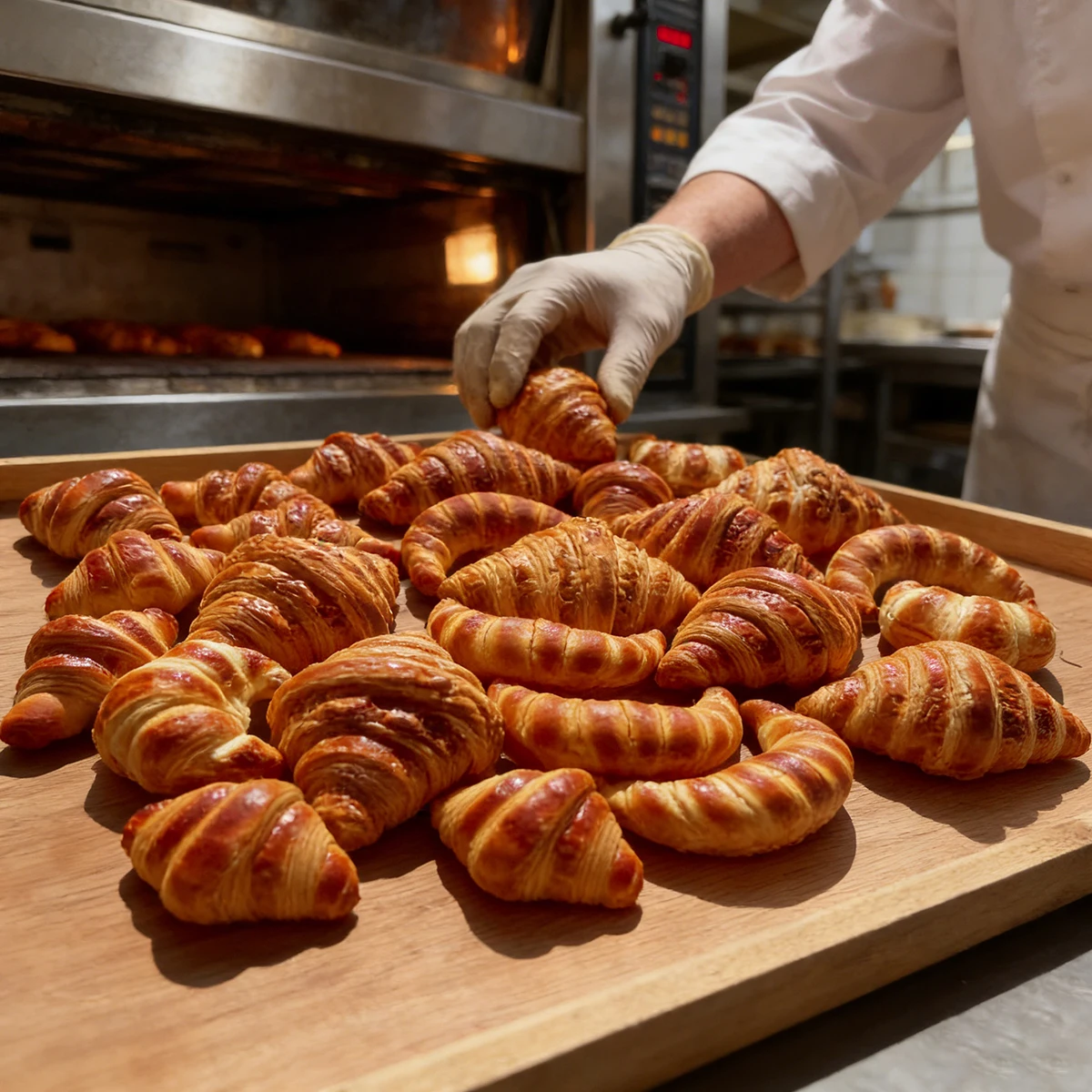 1:1 realistisches künstliches Croissant-Brot, gefälschtes Lebensmittelmodell, Simulation französisches Gebäck für Zuhause, Küche, Dekor, Fotografie-Requisiten – Detail 4