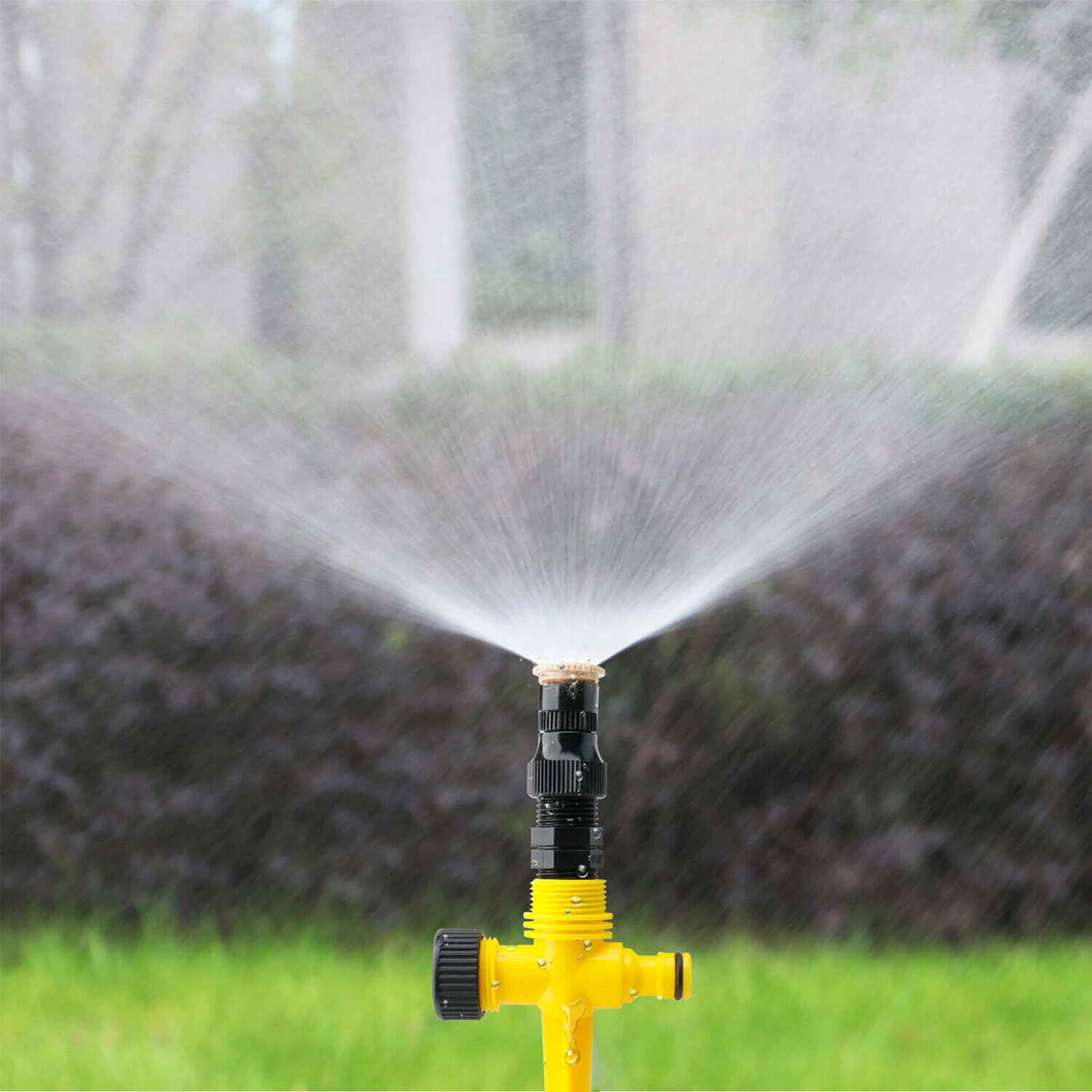 2Pcs/Set Sprinklers Adjustment 360° Rotation Auto Irrigation System Garden Lawn Sprinkler Patio Save Water For Lawn Irrigation