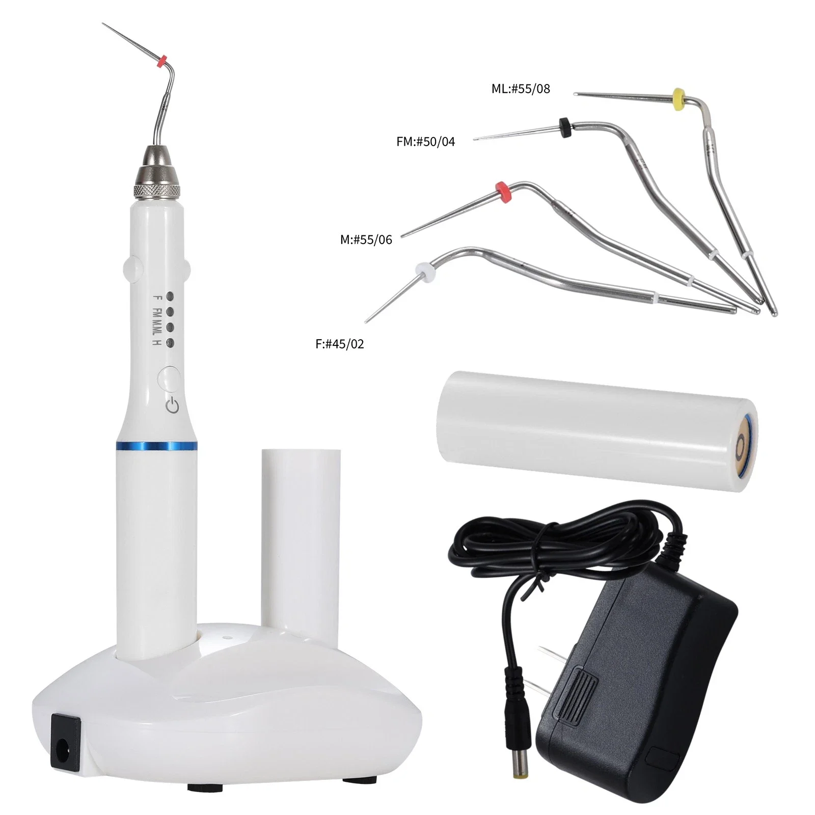 

Беспроводная эндодонтическая ручка для зубов с подогревом, система обтурации гуттаперча + 4 насадки для заполнения