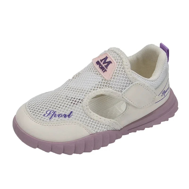 2024 Sneakery mody dla chłopców Sandały Sportowe Sandały Sportowe małe dziewczynki Buty oddychające do biegania Dzieci Summer Sneaker G06062