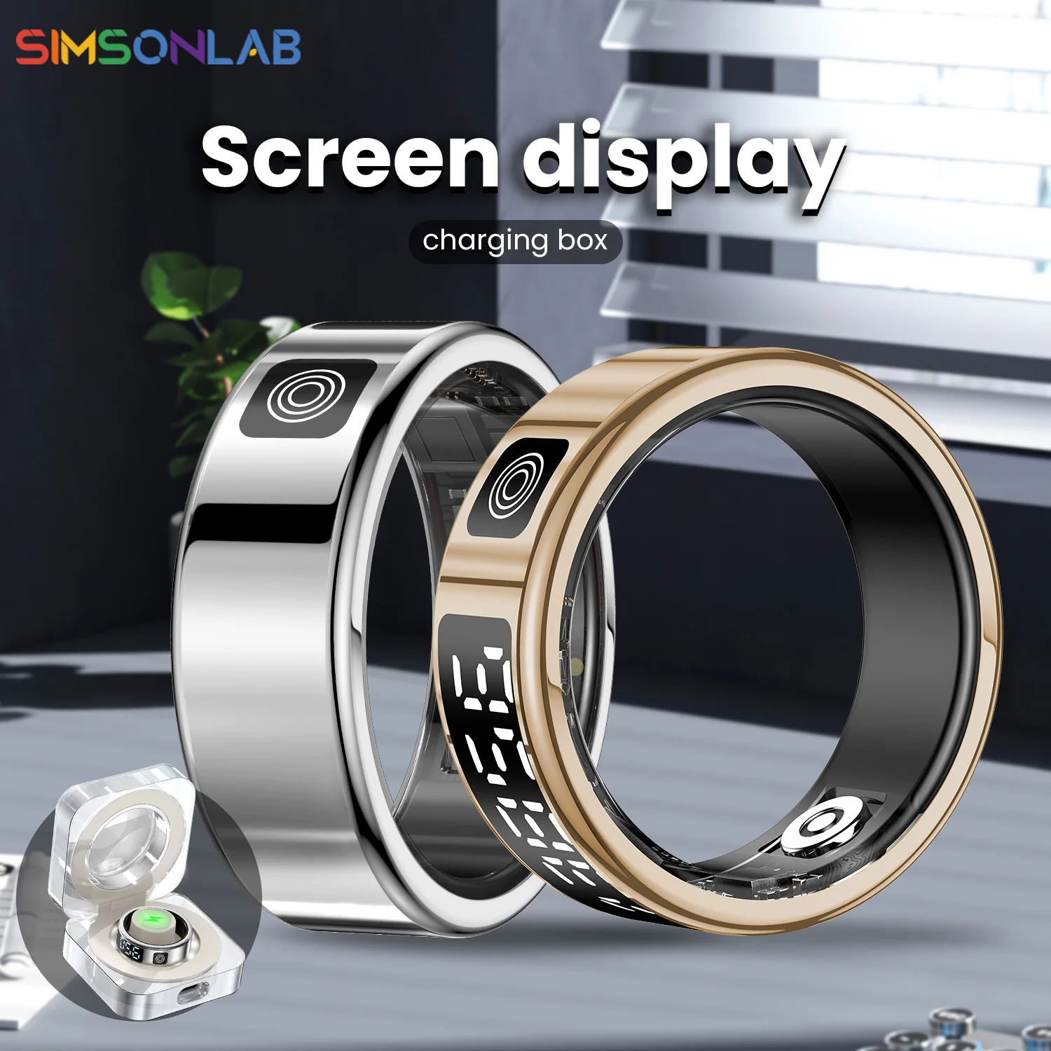 

Смарт-кольцо, водонепроницаемый мониторинг здоровья, пульс, кислород в крови, кровяное давление, мониторинг сна, удаленный уход, мужские и женские подарки