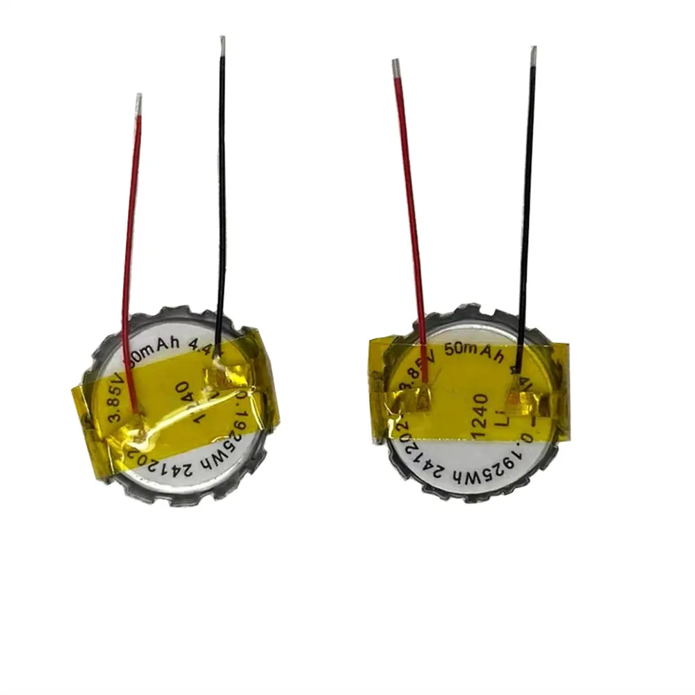 2PCS/Lot 1240 Headset Battery For JBL Tune Flex 2 Gaming Earbuds Airpods Handsfree Earphone 3.85V 55mAh HPT1240 SP1240