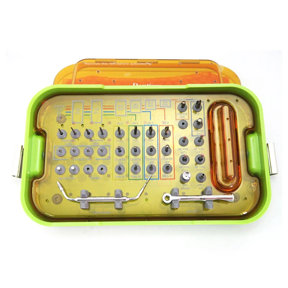 Dentium Implant SuperLine & Implantium Surgical Kit Dentium Implant Dental Surgical Kits Instrument Set Dental Tools