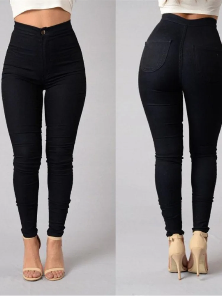 عارضة سروال رصاص للنساء أزياء عالية الخصر ضئيلة السراويل الطويلة سيدة عطلة الشارع الشهير الملابس النسائية ملابس ربيع الخريف #1