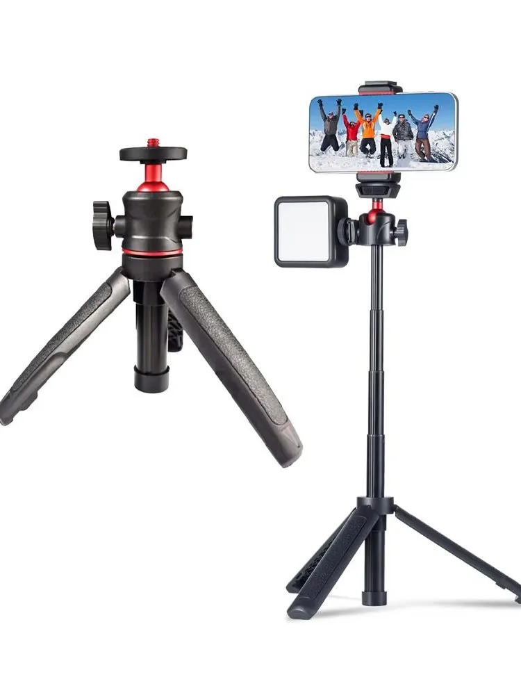 MT-08 Mini trépied extensible support de bureau Portable pour téléphone/appareil photo/lumière/GoPro support Stable réglable avec montage à vis 1/4