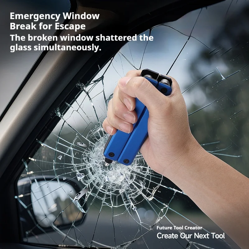 الجوزاء متعددة الوظائف مزيج أداة حزام الأمان القاطع الهروب أداة كماشة الرياح ow قواطع في الهواء الطلق بقاء والعتاد #1