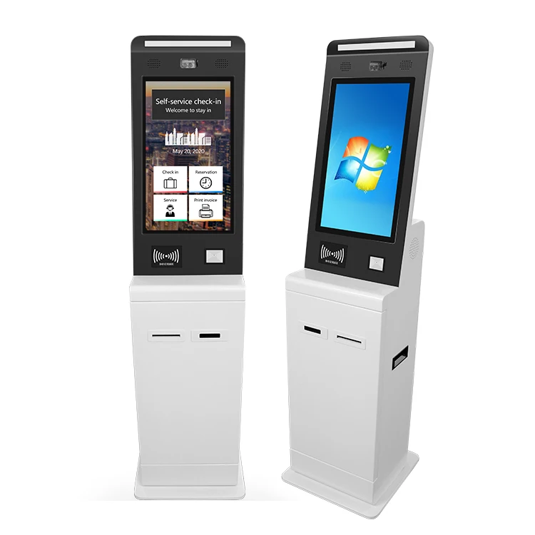 Taiyun 24 Inch Touch Screen Interactive Hotel Self Service Check in Kiosk