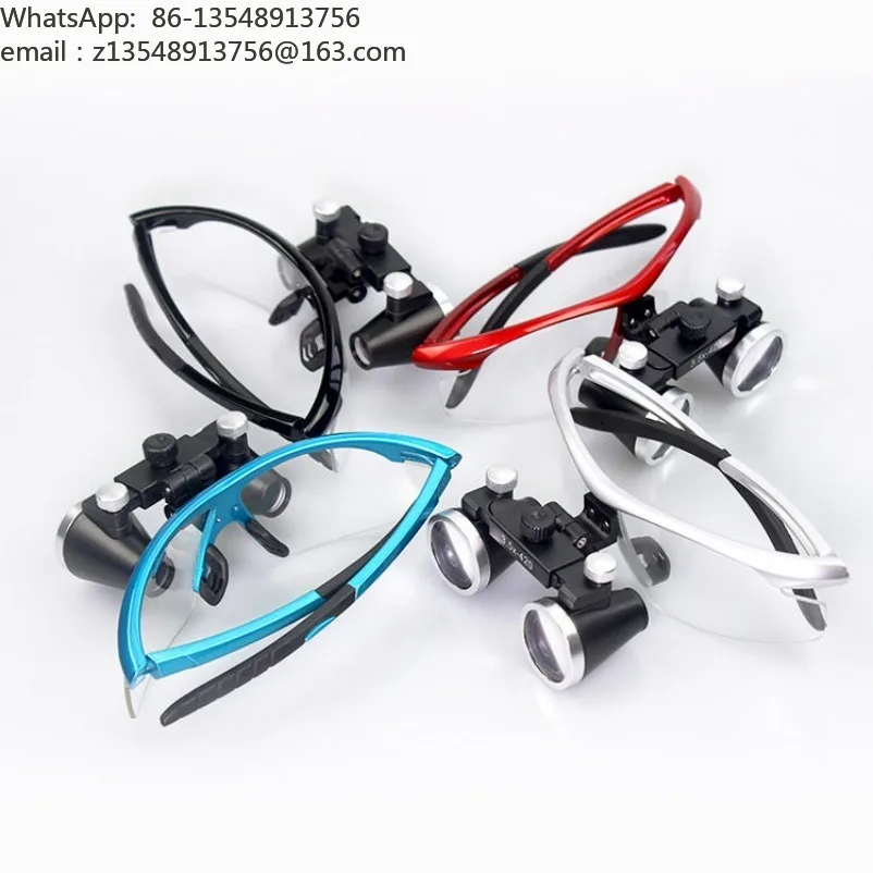 Dental head-mounted magnifying glass 2.5x 3.5x inspection headlights