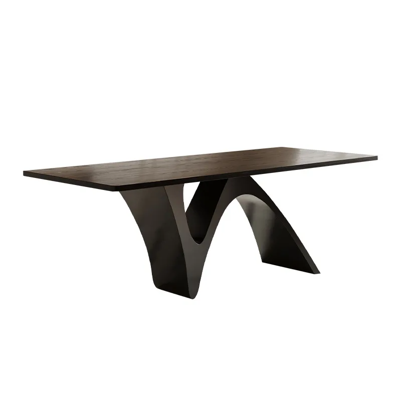 Home high-end dining table French small apartment dining room table and chairs