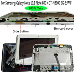 Shyueda For Samsung Galaxy Note 10.1 Note 800 / GT-N8013EA GT-N8000 3G & WiFi LCD Display Touch Screen Digitizer