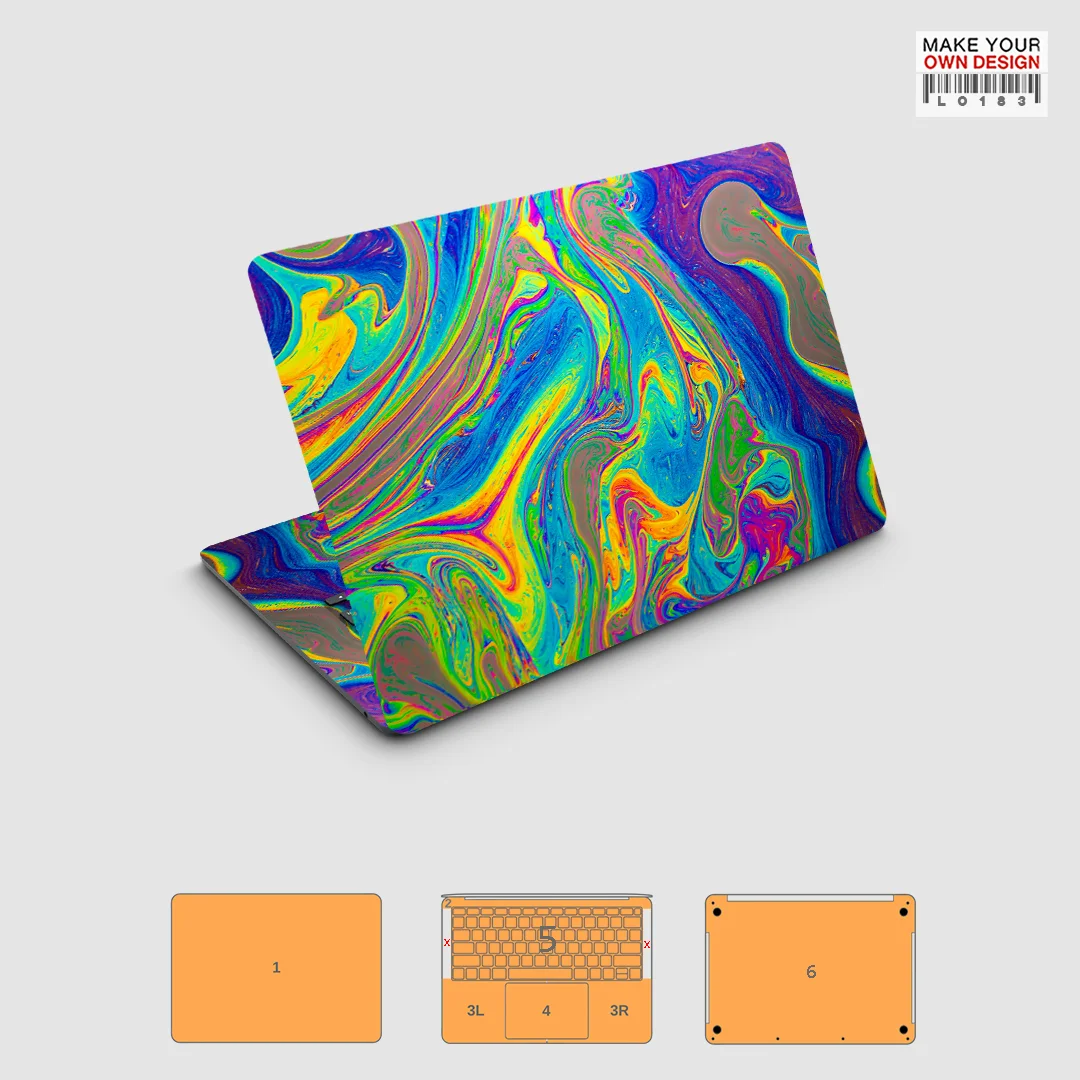 New Full Body Wrap Vinyl Decal for MacBook Pro & Air 13/14/15/16 (M1 M2 M3 M4 M5) Protective Sticker