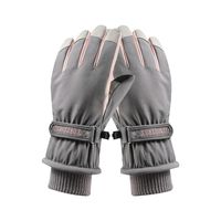 Windproof Touch Screen Plus Velvet Thicken Warm Outdoor Mittens Snow Snowboard Winter Ski Gloves Cycling Sports Gloves