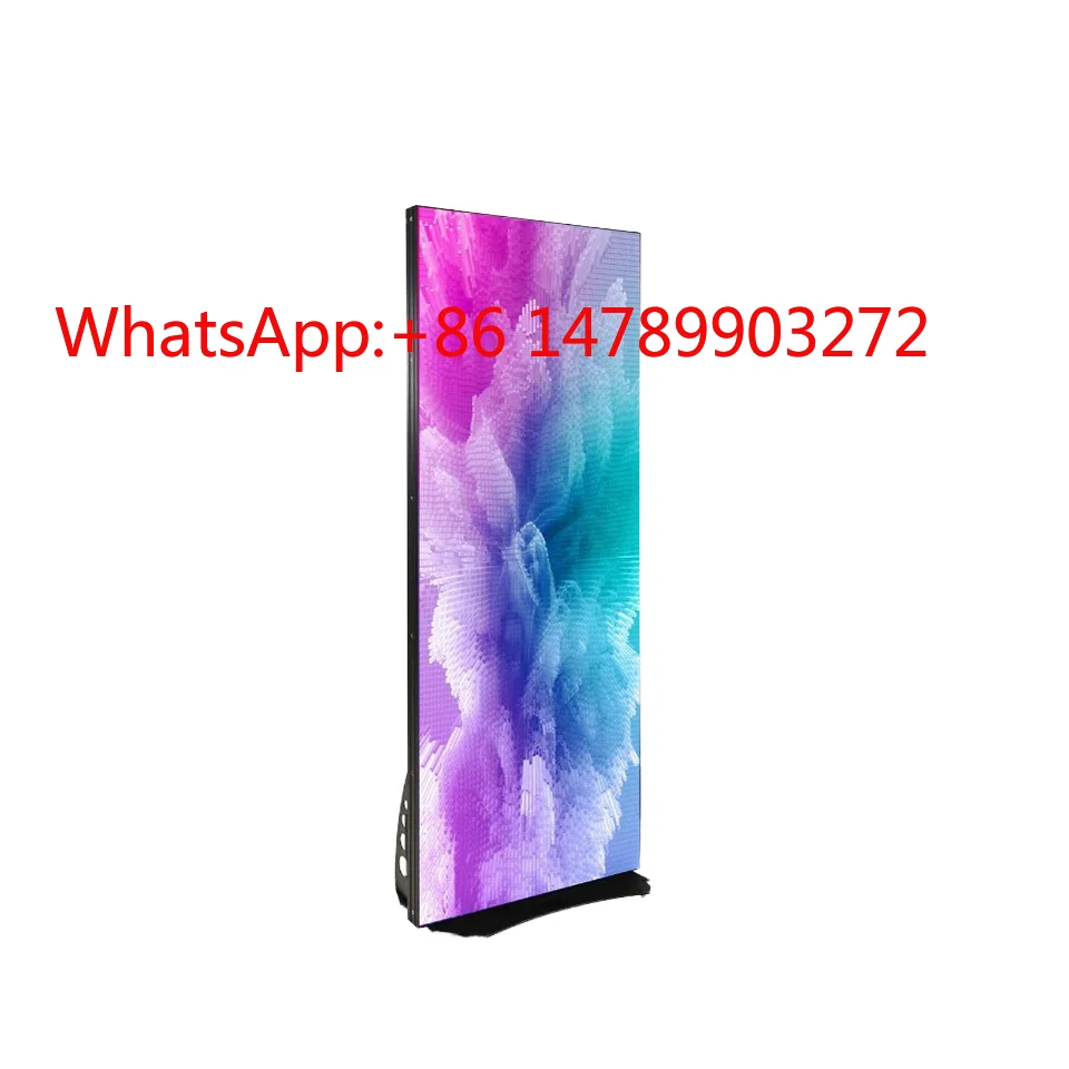Movable Waterproof Foldable LED Poster Digital Signage Retail Shop Business Advertising Stand