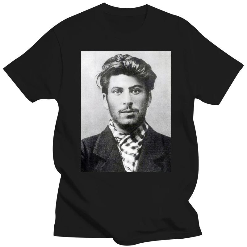 Fgexyz Personalized Joseph Stalin Would Definitely Get Laid Today Womens T Shirts Cotton Round Collar Black 2018 Customize