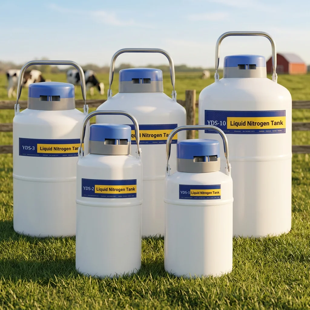 1L~35L Small Liquid Nitrogen Tank Artificial Insemination Semen Storage Dewar Flask Liquid Nitrogen Container