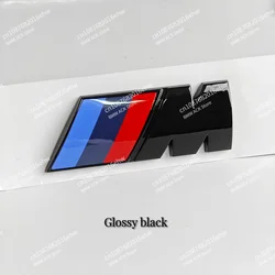 3D ABS Emblemat błotnika Tylna plakietka bagażnika do BMW M Power X1 X2 X3 X5 X6 X7 F21 G20 M Naklejki sportowe Akcesoria samochodowe