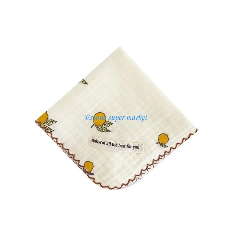 

090B Baby Facecloth Newborn Towel Sweat Absorb Cloth Breathable Cotton Handkerchief